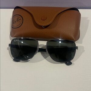 Ray-Ban Black and Silver Sunglasses
